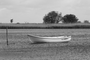 Boat on Danish fjord